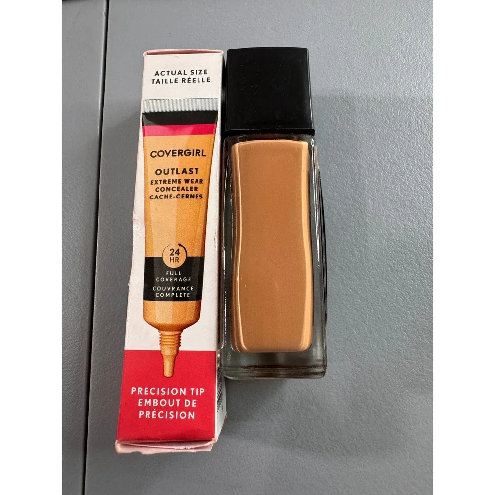 Covergirl Maybelline Makeup Set Womens  Tan Good Full Coverage Dewy SPF 18 24HR